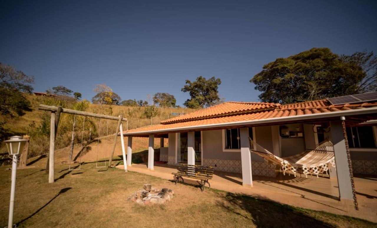 Casa De Campo Com Piscina Cascata Artificial เซาโลว์เรงโซ ภายนอก รูปภาพ