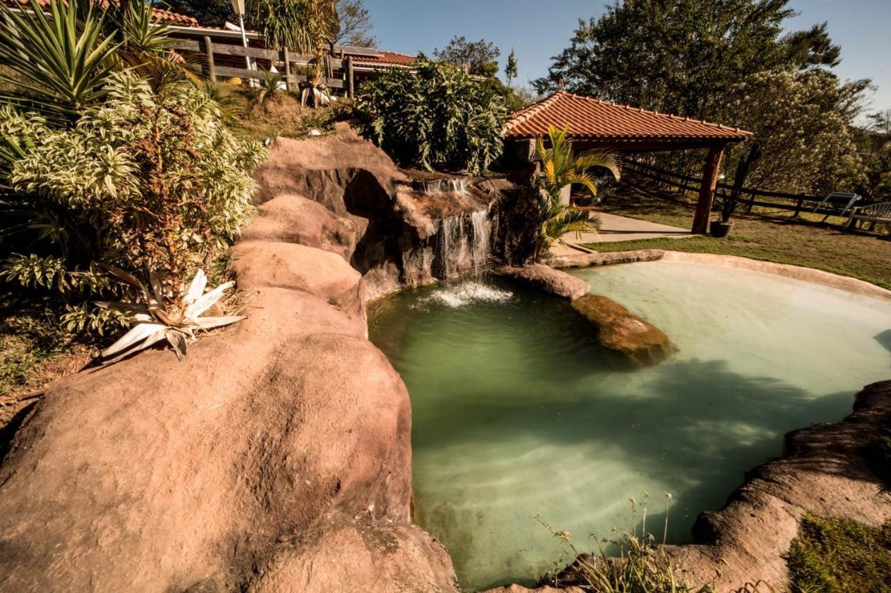 Casa De Campo Com Piscina Cascata Artificial เซาโลว์เรงโซ ภายนอก รูปภาพ
